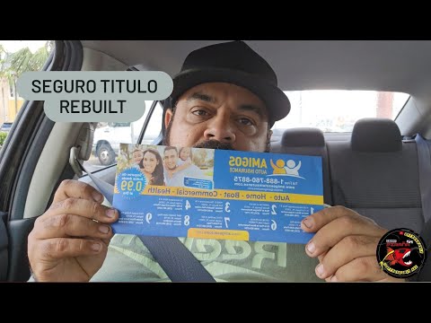 Asegurar carro con título salvage o rebuilt en USA: ¿es posible?