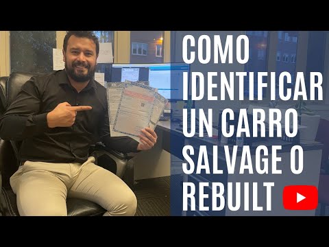 Título salvage vs rebuilt: ¿Cuál es la diferencia?