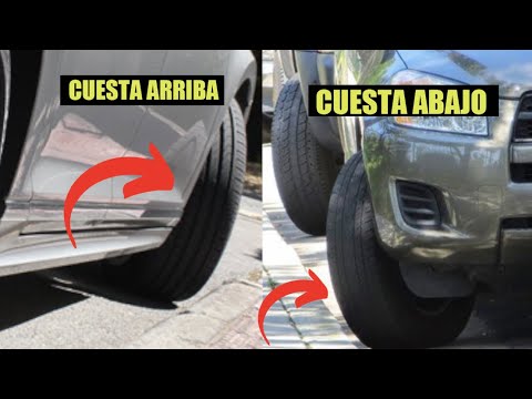 Estacionar cuesta arriba y cuesta abajo: Guía paso a paso