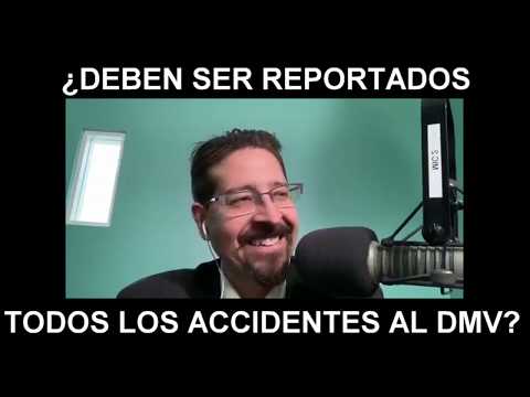 ¿Cómo reportar un accidente al DMV?